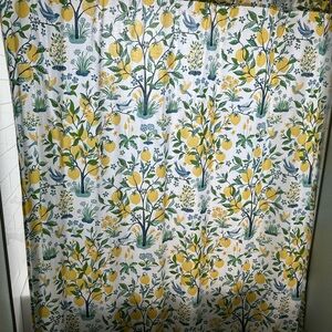 Lemon Capri Pottery Barn Shower Curtain